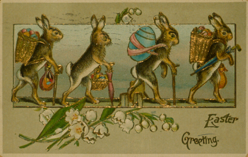 Image of an Easter Greeting postcard, 1909, The Strong, Rochester, New York.