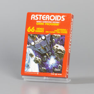 Asteroids video computer system game box