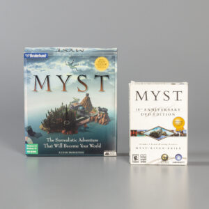 MYST game boxes