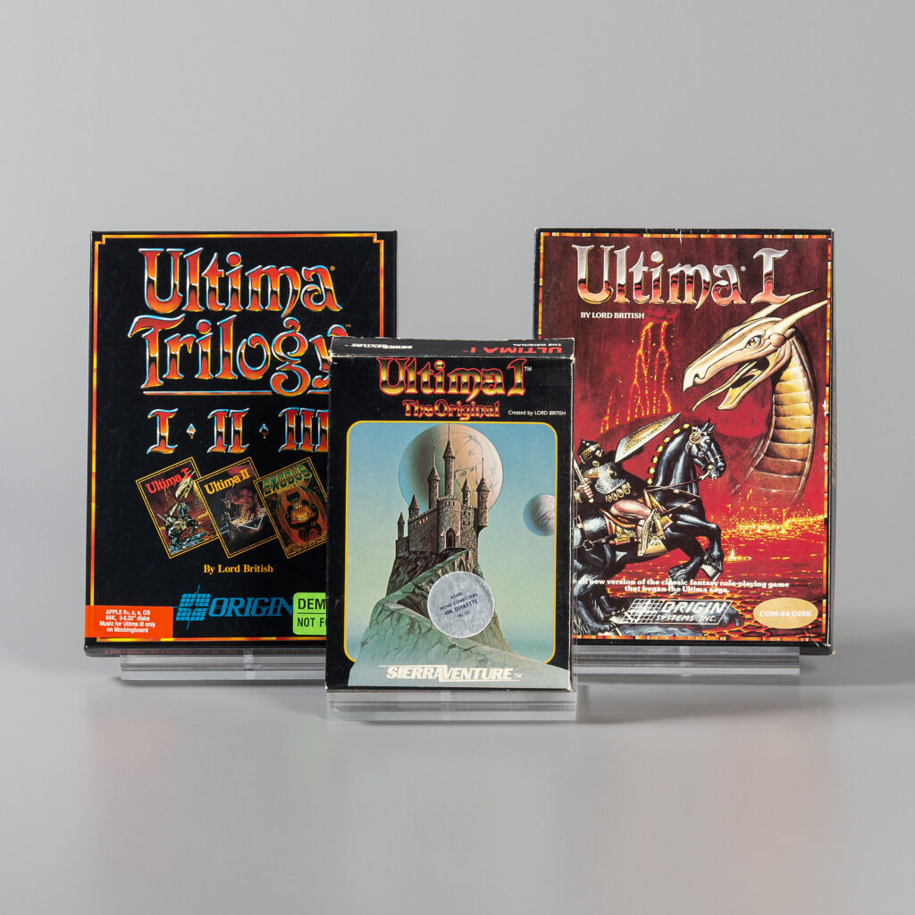 Ultima game boxes